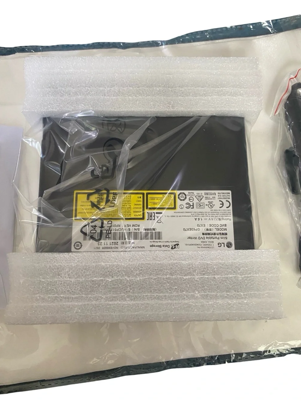 LG Portable DVD Writer - Black